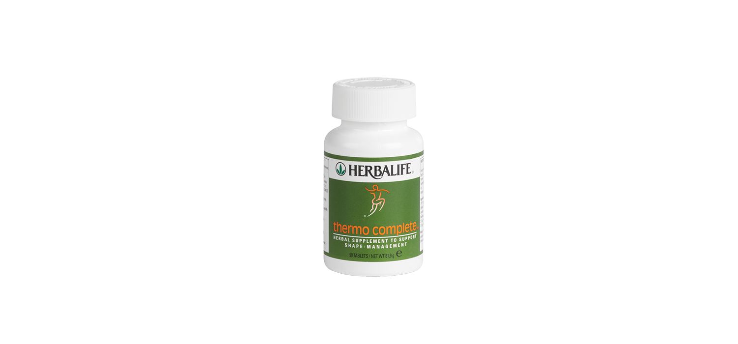 Green supplement bottle with green tea leaves and a cup of green tea